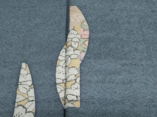 平和屋着物●清水章夫　訪問着　抽象花文　ますいわ屋扱い　正絹　逸品　DABG2585ud