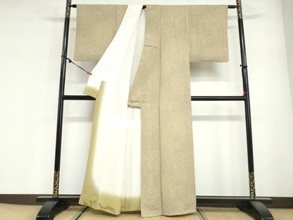 平和屋着物●江戸小紋　花尽くし　正絹　逸品　DABG2602ud