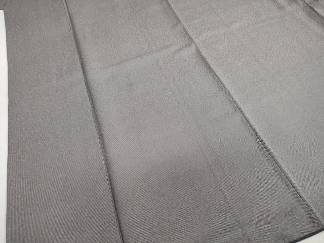 平和屋着物●伝統工芸師　服部光擴　江戸小紋　万筋　黒紅色×霞色　正絹　逸品　DABG2616ud