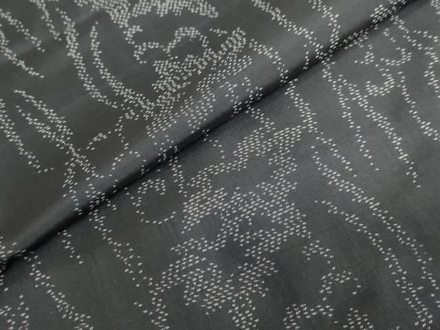 平和屋着物●本場大島紬　蔦の葉文　正絹　逸品　未使用　DABG2618ud