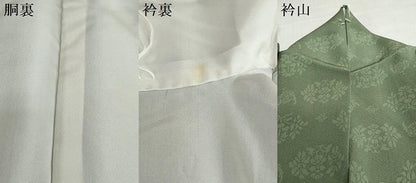 平和屋着物●上質な小紋　草花文　正絹　逸品　DABG2623ud