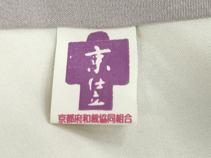 平和屋着物●訪問着　雪輪洋花文　正絹　逸品　DABG2653ud