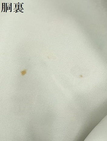 平和屋着物●上質な小紋　型染　吉祥花蝶文　正絹　逸品　DABG2658ud