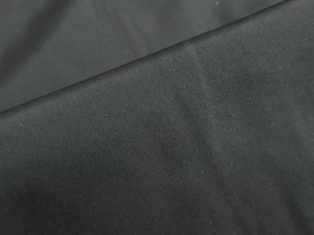 平和屋着物●男性　黒紋付　正絹　逸品　DABG2659ud