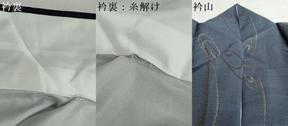 平和屋着物●本場大島紬　9マルキ　唐草文　やまと誂製　正絹　逸品　DABG2662ud