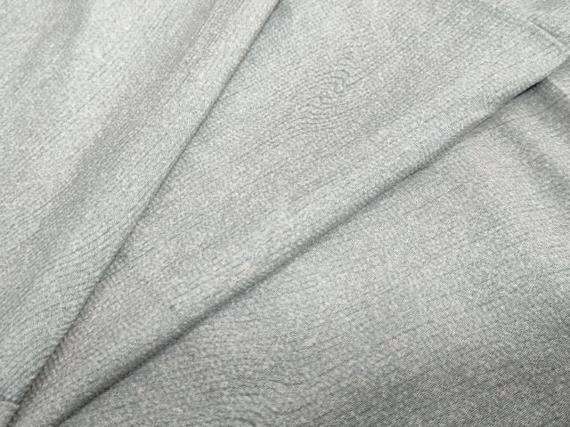 平和屋着物▽上質な小紋　単衣　霞文　正絹　逸品　DABG2681ud