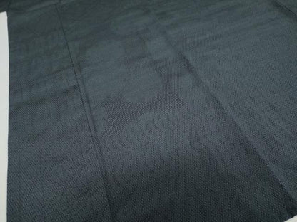 平和屋着物▽本塩沢　やまだ織　単衣　110亀甲　吉祥柄　証紙付き　正絹　逸品　DABG2693ud