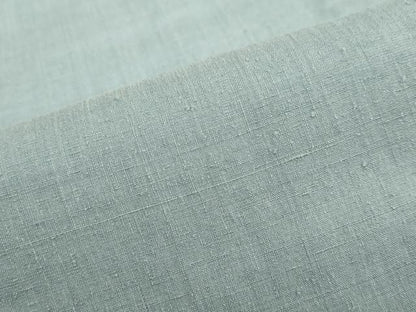 平和屋着物▽本場結城紬　重要無形文化財　単衣　湊鼠色　正絹　逸品　未使用　DABG2698ud