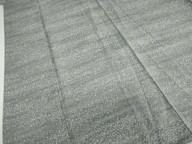 平和屋着物▽上質な小紋　単衣　作家物　霞文　正絹　逸品　DABG2712ud