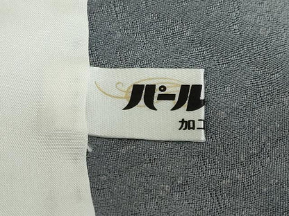 平和屋着物▽上質な小紋　単衣　作家物　霞文　正絹　逸品　DABG2712ud