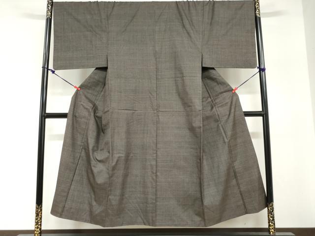 平和屋着物●男性　本場大島紬　アンサンブル　長羽織　100亀甲　総詰め　正絹　逸品　DABG2739ud