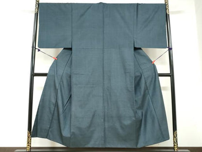 平和屋着物●男性　本場大島紬　アンサンブル　長羽織　100亀甲　総詰め　正絹　逸品　DABG2744ud
