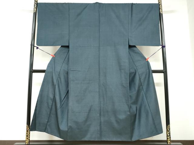 平和屋着物●男性　本場大島紬　アンサンブル　長羽織　100亀甲　総詰め　正絹　逸品　DABG2744ud