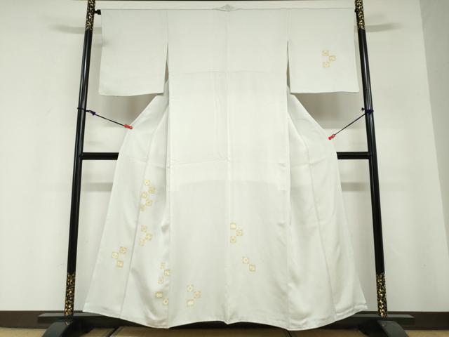 平和屋着物●訪問着　刺繍　吉祥文　金彩　正絹　逸品　DABG2746ud