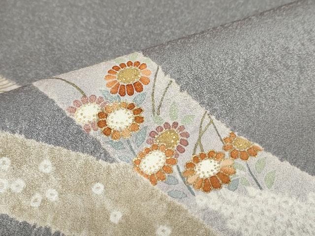 平和屋着物●訪問着　絞り　熨斗草花文　金彩　高島屋扱い　正絹　逸品　未使用　DABG2748ud