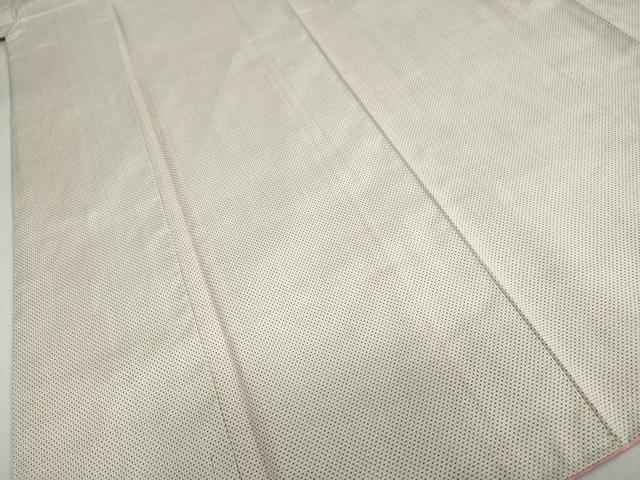 平和屋着物●本場大島紬　白大島　一元絣　正絹　逸品　DABG2755ud