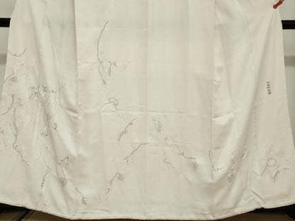 平和屋着物●訪問着　総刺繍　竹屋町刺繍　蔦の葉文　瓢箪　正絹　逸品　DABG2767ud