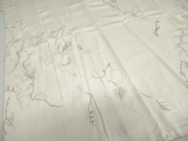 平和屋着物●訪問着　総刺繍　竹屋町刺繍　蔦の葉文　瓢箪　正絹　逸品　DABG2767ud