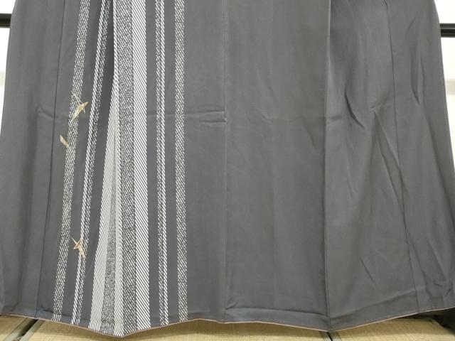 平和屋着物●訪問着　刺繍　抽象文様　金彩　正絹　逸品　DABG2781ud