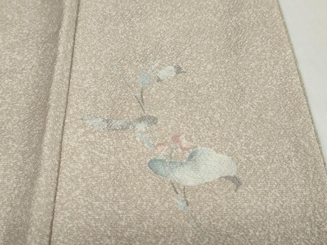 平和屋着物●訪問着　葡萄蔦の葉文　ますいわ屋扱い　正絹　逸品　DABG2783ud