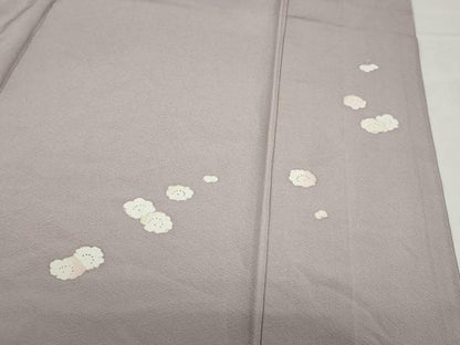 平和屋着物●訪問着　友禅　作家物　枝花文　暈し染め　正絹　逸品　DABG2784ud