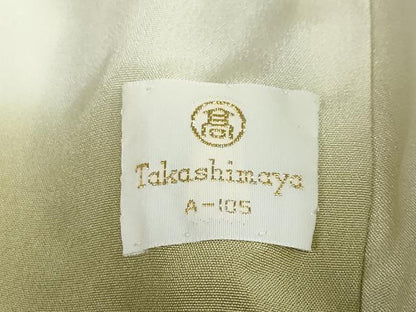 平和屋着物●上質な小紋　総刺繍　扇面草花文　打ち出の小槌　金糸　高島屋扱い　正絹　逸品　DABG2787ud