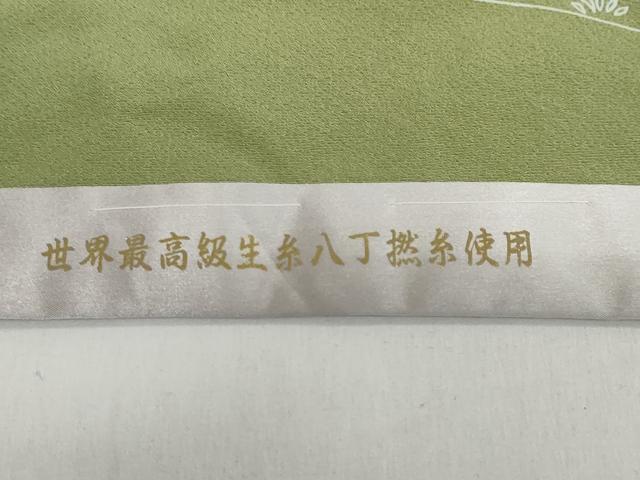 平和屋着物●訪問着　友禅　花鳥文　暈し染め　仮絵羽　正絹　逸品　未使用　DABG2788ud