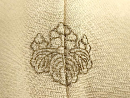 平和屋着物●訪問着　駒刺繍　短冊枝花文　暈し染め　金彩　正絹　逸品　DABG2794ud
