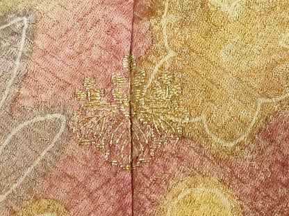 平和屋着物●訪問着　辻が花　暈し染め　正絹　逸品　DABG2802ud