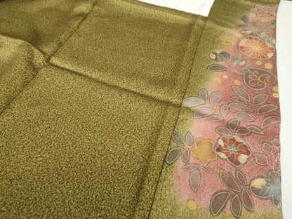 平和屋着物●訪問着　辻が花　暈し染め　正絹　逸品　DABG2802ud