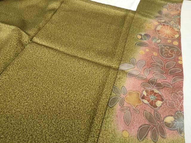 平和屋着物●訪問着　辻が花　暈し染め　正絹　逸品　DABG2802ud