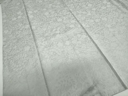 平和屋着物●上質な色無地　辻が花地紋　薄雲鼠色　さが美扱い　正絹　逸品　DABG2803ud