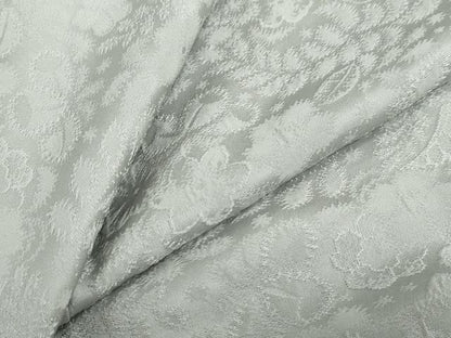 平和屋着物●上質な色無地　辻が花地紋　薄雲鼠色　さが美扱い　正絹　逸品　DABG2803ud