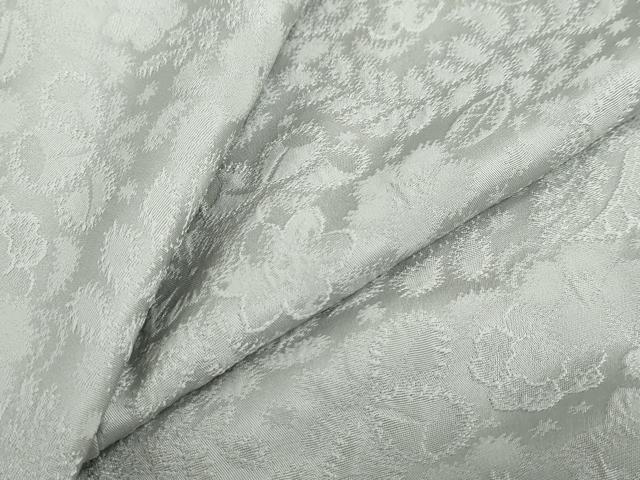 平和屋着物●上質な色無地　辻が花地紋　薄雲鼠色　さが美扱い　正絹　逸品　DABG2803ud