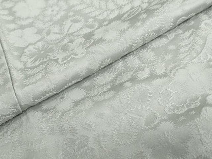平和屋着物●上質な色無地　辻が花地紋　薄雲鼠色　さが美扱い　正絹　逸品　DABG2803ud