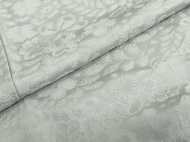 平和屋着物●上質な色無地　辻が花地紋　薄雲鼠色　さが美扱い　正絹　逸品　DABG2803ud