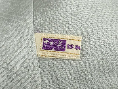 平和屋着物●上質な色無地　辻が花地紋　薄雲鼠色　さが美扱い　正絹　逸品　DABG2803ud