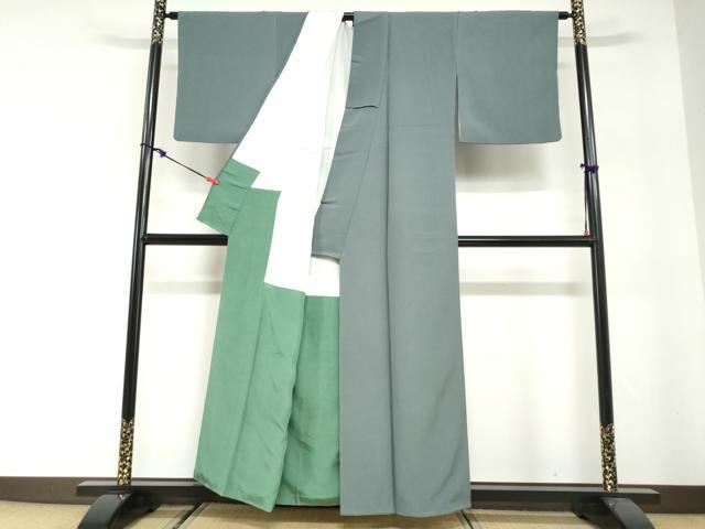 平和屋着物●江戸小紋　作家物　鮫小紋柄　正絹　逸品　DABG2805ud