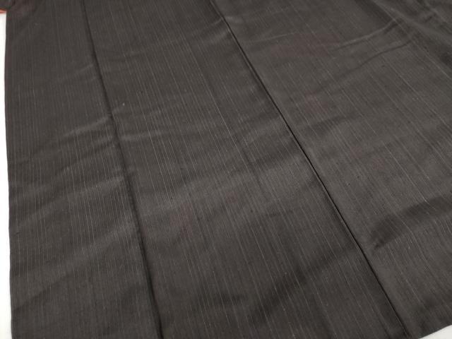 平和屋着物●上質な紬　縞　正絹　逸品　DABG2811ud