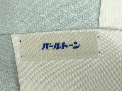 平和屋着物●京友禅の第一人者　松井青々　訪問着　駒刺繍　絞り　破れ色紙草花文　金彩　正絹　逸品　DABG2814ud