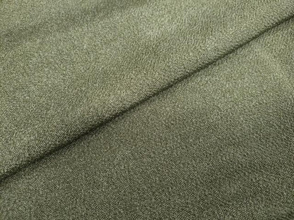 平和屋着物●清水峯州　江戸小紋　鮫小紋柄　鬼しぼ縮緬　正絹　逸品　DABG2831ud