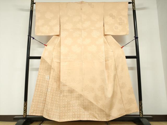 平和屋着物●訪問着　刺繍　七宝花文　正絹　逸品　DABG2848ud