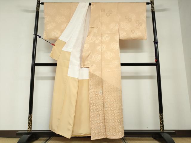 平和屋着物●訪問着　刺繍　七宝花文　正絹　逸品　DABG2848ud