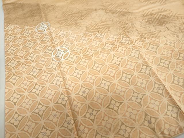 平和屋着物●訪問着　刺繍　七宝花文　正絹　逸品　DABG2848ud