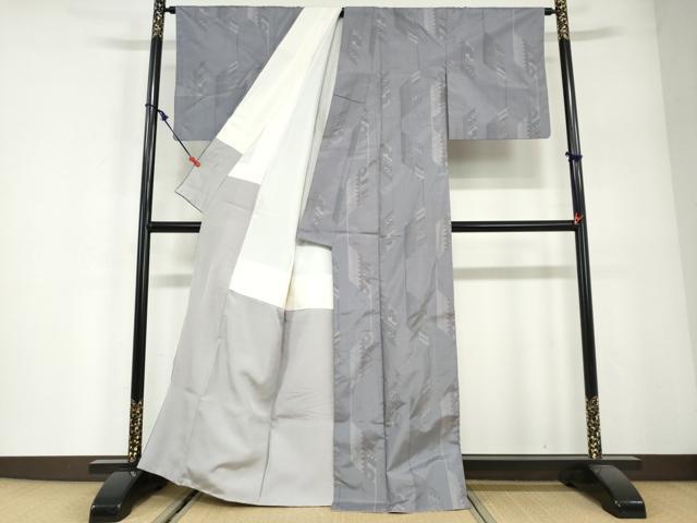 平和屋着物●本場大島紬　9マルキ　吉祥文　正絹　逸品　DABG2856ud