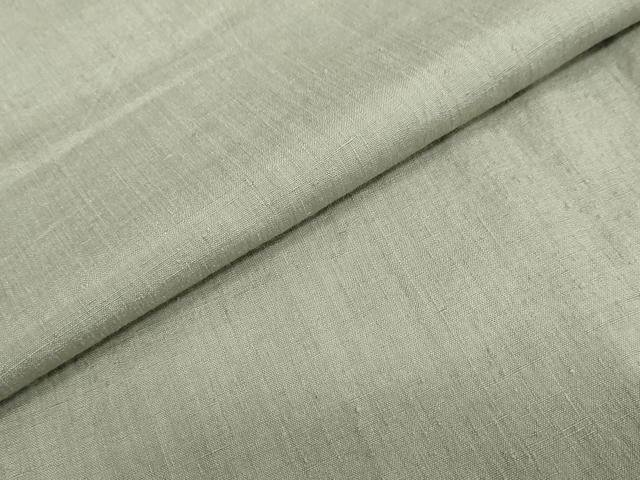 平和屋着物●本場結城紬　重要無形文化財　千草鼠色　銀座おゝぎ屋扱い　正絹　逸品　DABG2864ud