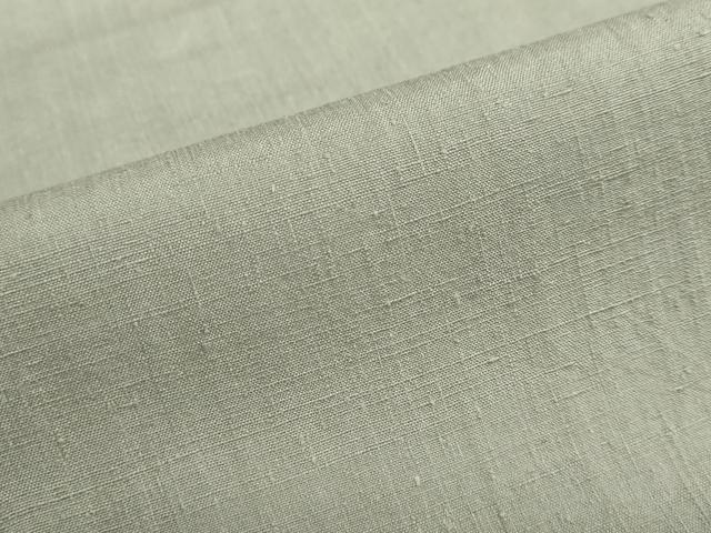 平和屋着物●本場結城紬　重要無形文化財　千草鼠色　銀座おゝぎ屋扱い　正絹　逸品　DABG2864ud