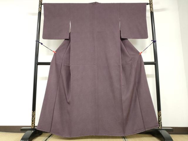 平和屋着物●江戸小紋　伝統工芸士伊勢型写　極の鮫　反端付き　正絹　逸品　未使用　DABG2865ud