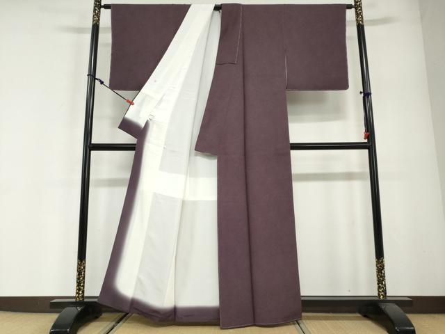 平和屋着物●江戸小紋　伝統工芸士伊勢型写　極の鮫　反端付き　正絹　逸品　未使用　DABG2865ud