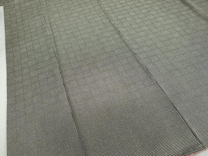 平和屋着物●江戸小紋　角通し　反端付き　正絹　逸品　DABG2869ud